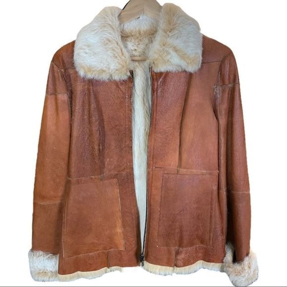 Andrew Marc Jackets & Blazers - Andrew Marc New York Fur & Leather Jacket Womens Size XS